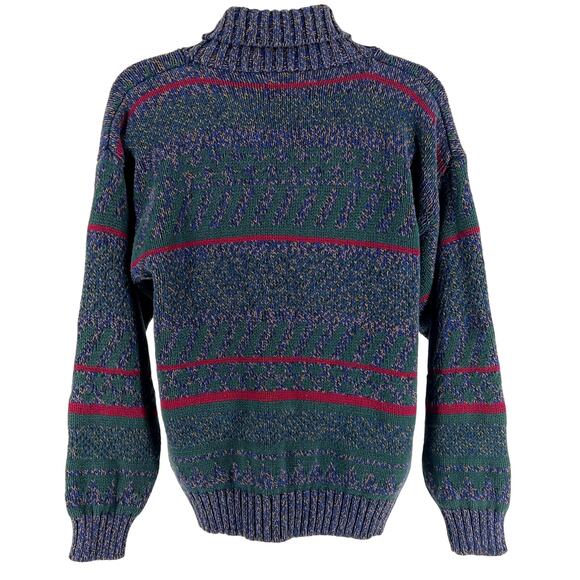 90s Eddie Bauer shawl collar sweater 1990s vintage - Picture 2 of 6